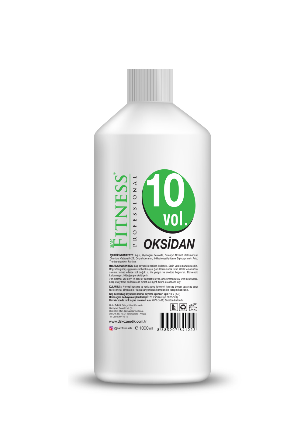 Oksidan Saç Kremi 1 Litre