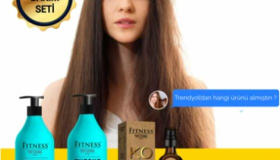 Sam Fitness Professional Keratin Bakım Seti Brezilya Keratin - Tuzsuz Şampuan - Keratin Yağı